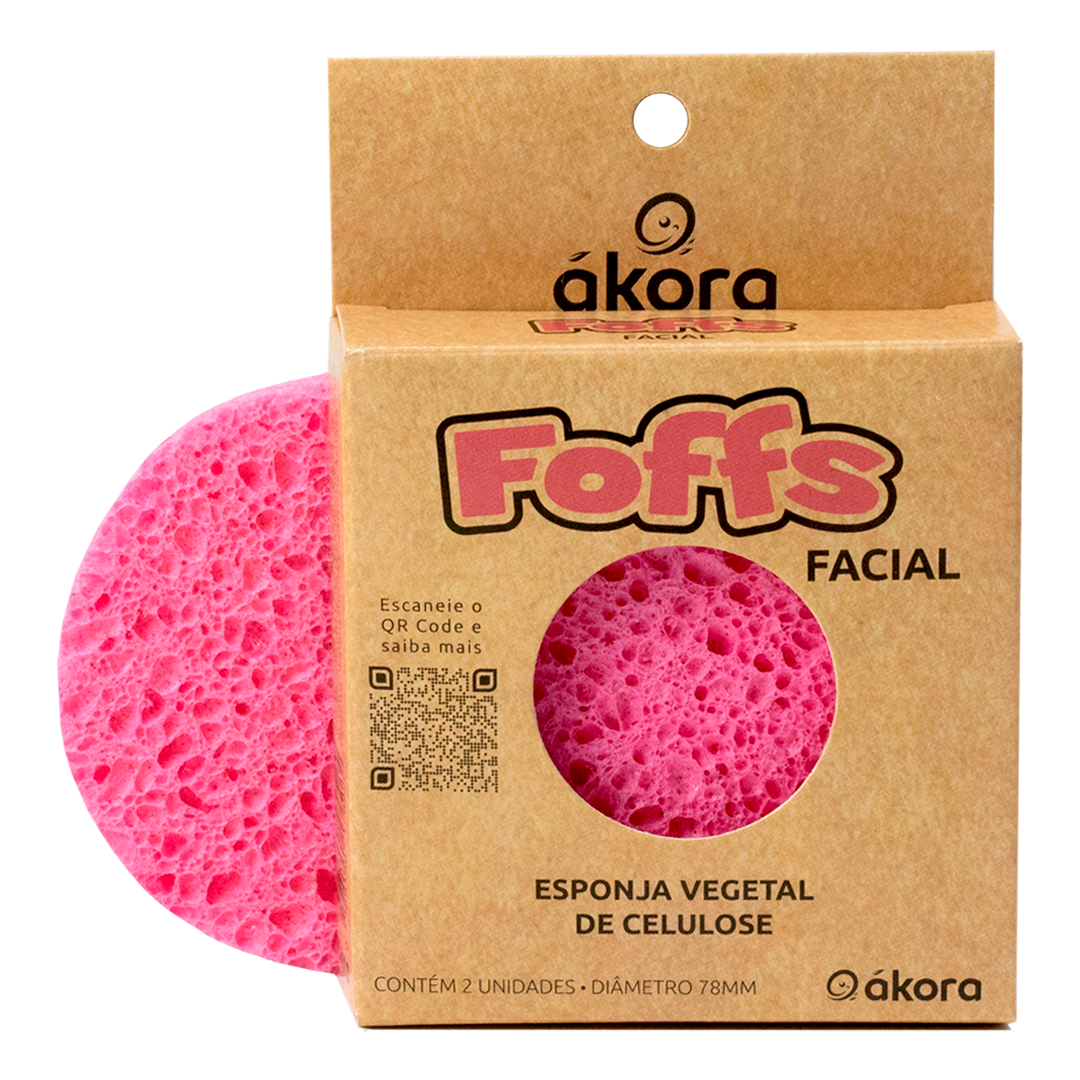 Foffs - Esponja Vegetal de Celulose Facial