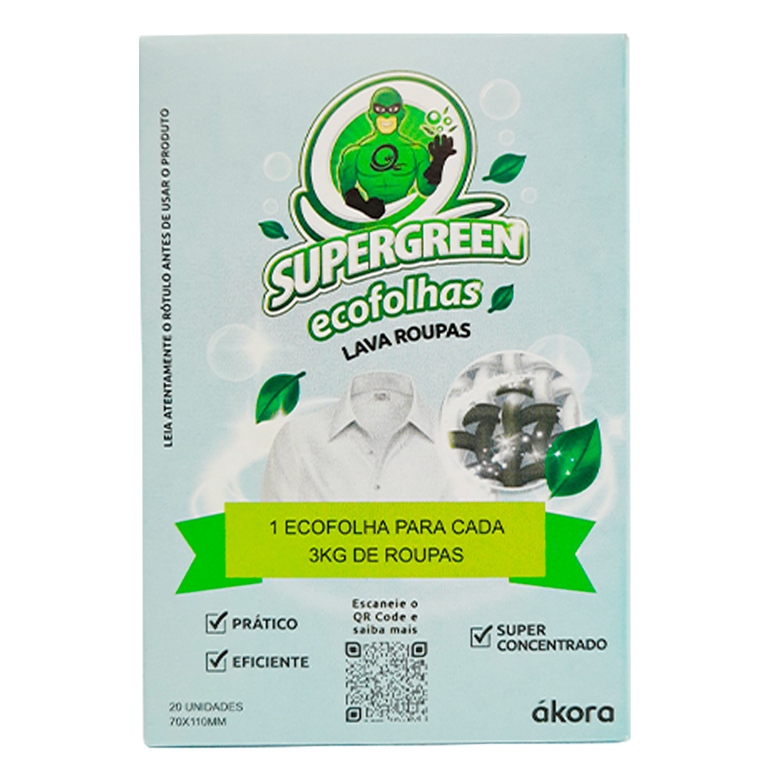 Supergreen - Ecofolhas Lava Roupas